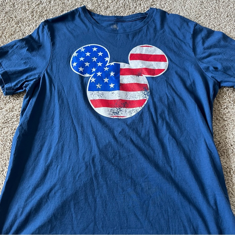 Mickey Mouse America Flag Disney parks t-shirt